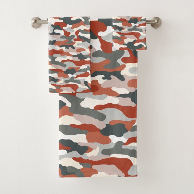 HerbstCamouflage Badhandtuch Set (Insitu)