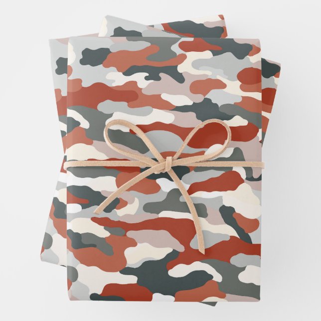 HerbstCamouflage Geschenkpapier Set (Beispiel)