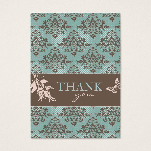 HerbstDamask TY Notecard C2 (Vorderseite)