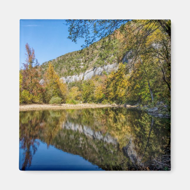 Herbstdenken am Buffalo National River Magnet (Vorne)