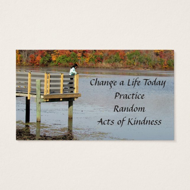 Herbstdenkungen Zufällige Handlungen von Kindness  (Rückseite)