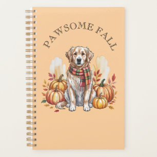 Herbstdesign für pawsome Fall Labrador Planer