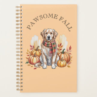Herbstdesign für pawsome Fall Labrador Planer