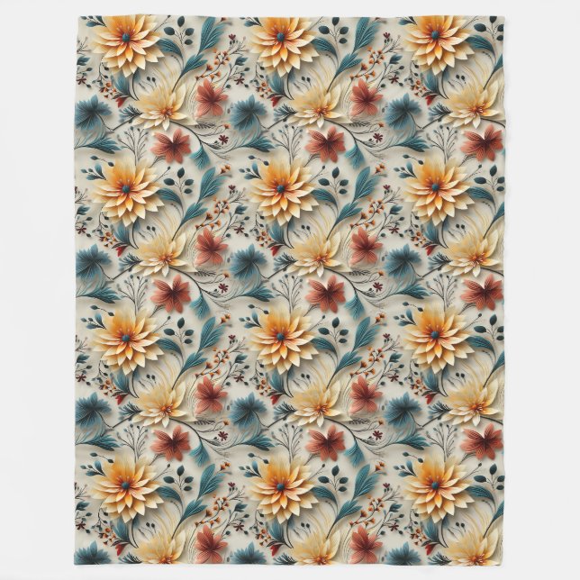 Herbstdesigns Fleecedecke (Vorderseite)