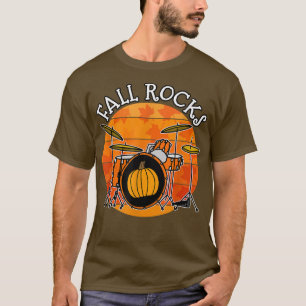 Herbstdummer, Herbstgesteine, Trommellehrer Herbst T-Shirt