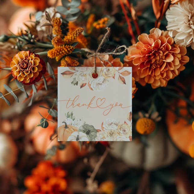 Herbstdusche in der Liebe Geschenkanhänger (Von Creator hochgeladen)