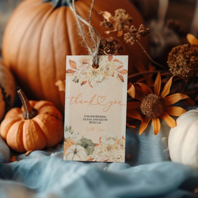 Herbstdusche in der Liebe Geschenkanhänger (Von Creator hochgeladen)