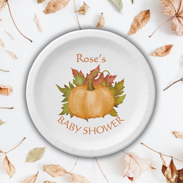Herbstdusche Pappteller (Von Creator hochgeladen)