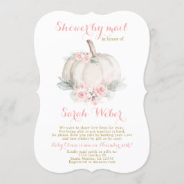 Herbstdusche per Post Einladung