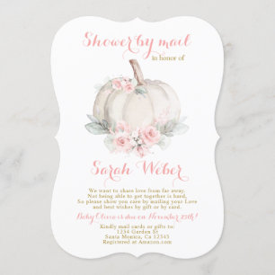 Herbstdusche per Post Einladung