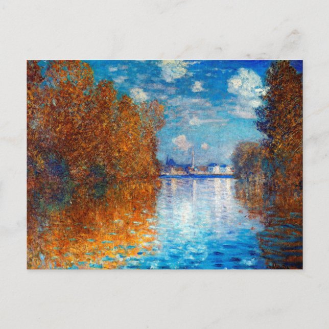 Herbsteffekt in Argentinien nach Monet Postcard Postkarte (Vorderseite)