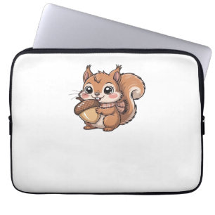 Herbsteichhörnchen Klassischer T - Shirt Laptopschutzhülle