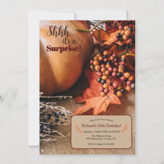 Herbsteinladung Einladung