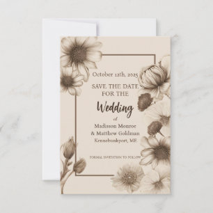Herbstelegung Hochzeit Save The Date