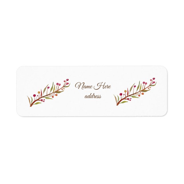 Herbstelemente, benutzerdefinierte Rückgabezeichen (Vorne)