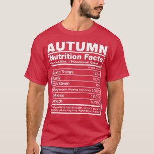 HerbsternährungsdatenHerbstname Geburtstag T-Shirt