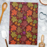 Herbsternte Blätter für farbenfrohe Ahorn Handtuch<br><div class="desc">Dieses Handtuch aus dem Herbst hat ein wunderschönes Muster an lebendigen Ahornkronen-Blätter.</div>