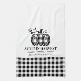 Herbsternte Fall Buffalo Karierter T - Shirt Geschirrtuch