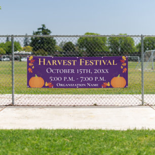 Herbsternte Herbstleaves Pumpkin Festival Banner