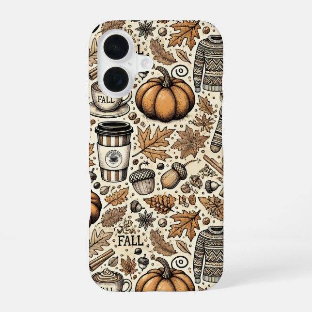 Herbsternte iPhone 16 Hülle (Rückseite)