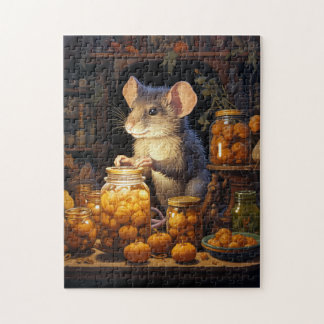 Herbsternte Maus: Fantasy Lovers Cosy Fall Puzzle