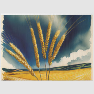 Herbsternte Prairie Gold Tissue Paper Seidenpapier