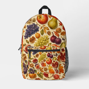 Herbsternte Wasserfarbenmuster Bedruckter Rucksack