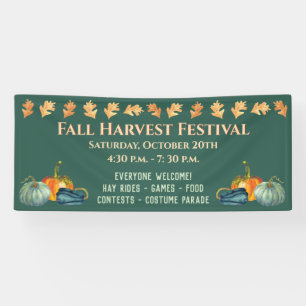Herbsterntefest Kürbis Banner
