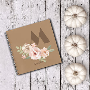 Herbstfall Erstmaliger Vintager Individuelle Name Notizbuch