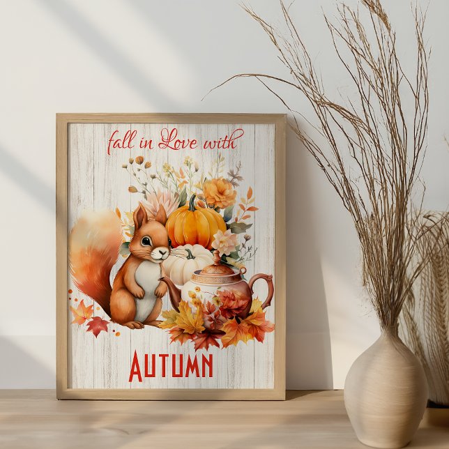 Herbstfall in Liebe - Gemütlicher Herbst Poster (Von Creator hochgeladen)