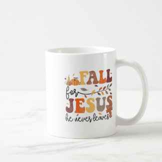 Herbstfall Jesus er Verlasse nie Frauen Kaffeetasse