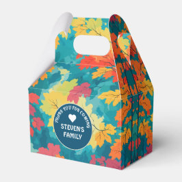 Herbstfall Wasserfarben Blütendusche, Geburtstag Geschenkschachtel