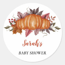 Herbstfallblatt Pumpkin Baby Dusche, Individuelle