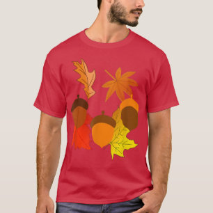 Herbstfallen - Akkorde und Blätter T-Shirt