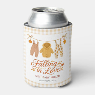 Herbstfallen in der Liebe Kinderkleidung Babydusch Dosenkühler