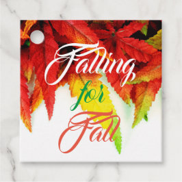 Herbstfallen japanische Ahorn Blätter elegant rot Geschenkanhänger