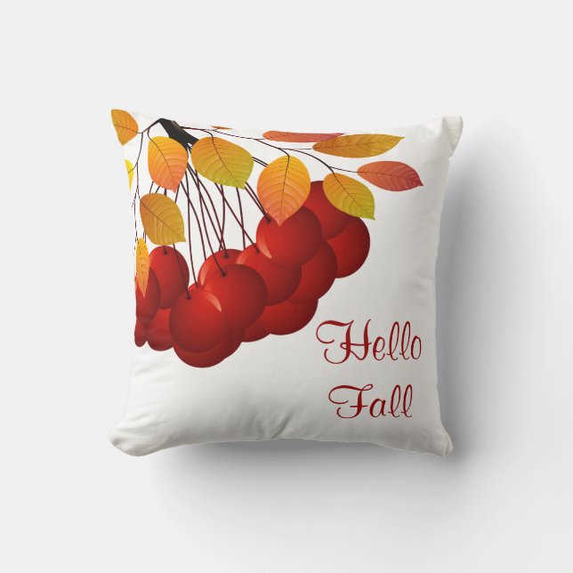 Herbstfallen Kissen (Vorderseite)