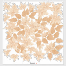 Herbstfallen lässt Vinyl-Aufkleber nach Maß schnei