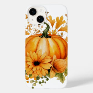 Herbstfallende Blätter Pumpkin Gewürz Ernte Happy Case-Mate iPhone 14 Hülle