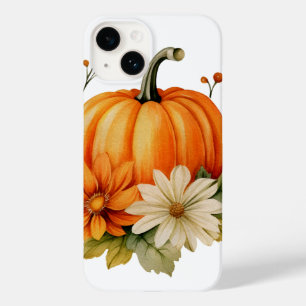 Herbstfallende Blätter Pumpkin Gewürz Ernte Happy Case-Mate iPhone 14 Hülle