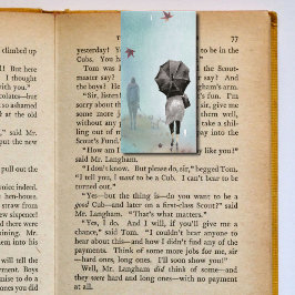 Herbstfallwandern von Lesezeichen Bookmarkers Visitenkarten