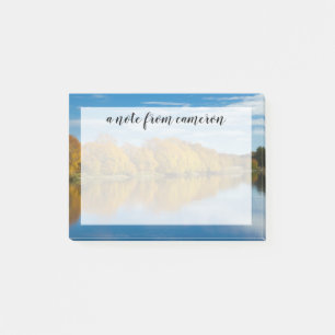 Herbstfarbe am Clutha River Post-it Klebezettel