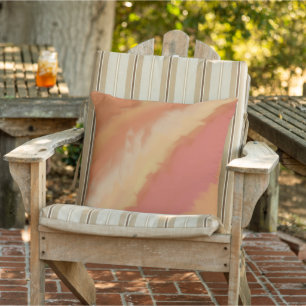 Herbstfarbe Flammen Orange Braun Kissen