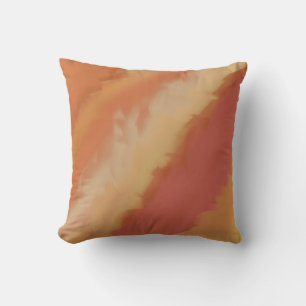 Herbstfarbe Flammen Orange Braun Kissen