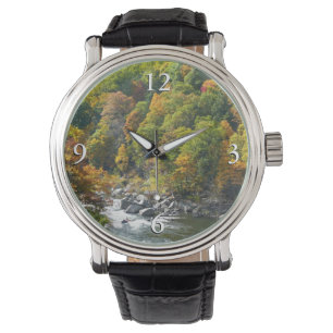 Herbstfarbe im Ohiopyle Staat Park Armbanduhr