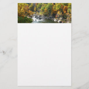 Herbstfarbe im Ohiopyle Staat Park Briefpapier