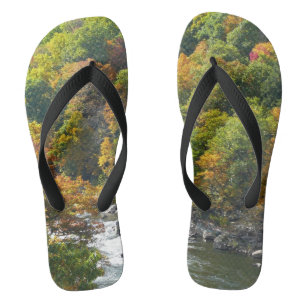 Herbstfarbe im Ohiopyle Staat Park Flip Flops