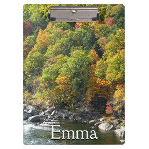 Herbstfarbe im Ohiopyle Staat Park Klemmbrett