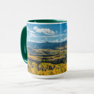 Herbstfarbe in Flat Tops Routt National Forest Tasse