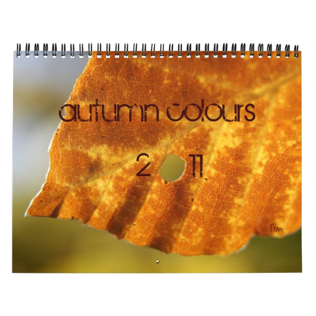 Herbstfarbe Kalender (Titelbild)